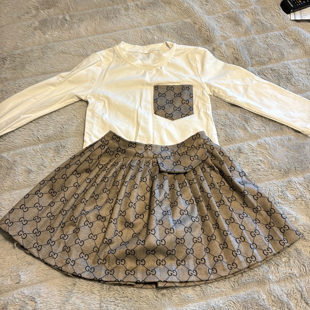 Toddler G*cci Inspired Outfit